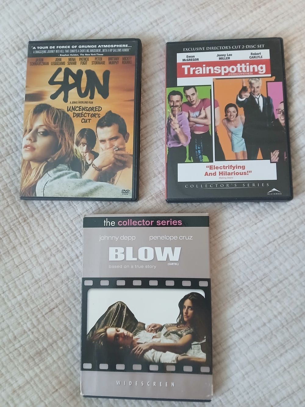 Bundle DVD Movie Collection: Blow/Spun/Trainspotting